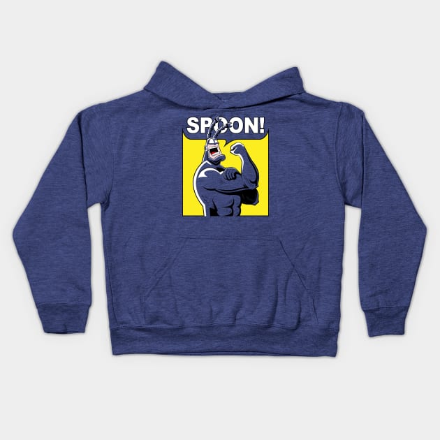 SPOON! Kids Hoodie by mattsinor